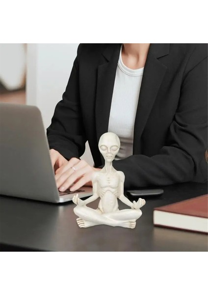 Açık Alan Alienornaments Bahçe Reçine Heykeli Heykelcik Ev Dekorasyon Bahçesi Dekorasyonu Açık Mekan Minyatürleri A (Yurt Dışından) modelleri