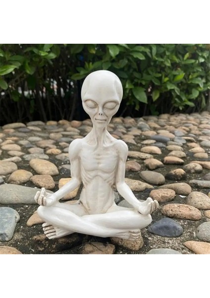 Açık Alan Alienornaments Bahçe Reçine Heykeli Heykelcik Ev Dekorasyon Bahçesi Dekorasyonu Açık Mekan Minyatürleri A (Yurt Dışından) indirimleri