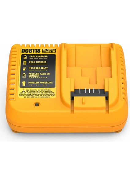 DCB118 DCB112 Dewalt 10.8V 12V 14.4V 18V 20V DCB206 DCB205 DCB204 DCB203 DCB120 Au Fiş (Yurt Dışından)