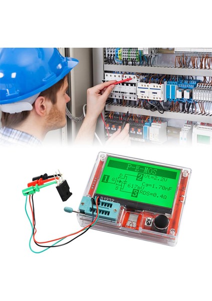 Dijital Transistör Test Cihazı Multimetre Diyot Triod Kapasitans Ölçer Mos/pnp/npn Lcr LCD Ekran (Yurt Dışından) fiyatları