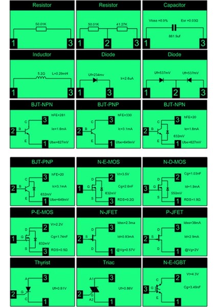 Dijital Transistör Test Cihazı Multimetre Diyot Triod Kapasitans Ölçer Mos/pnp/npn Lcr LCD Ekran (Yurt Dışından) indirimleri