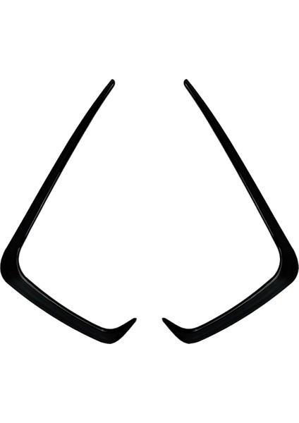 Araba Ön Tampon Ayırıcı Spoiler Sis Lambası Spoyler Kapak Süslemesi Için Subaru Wrx Sti Va 2014-2016 Parlak Siyah (Yurt Dışından)