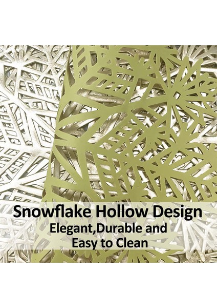 Kar Tanesi Placemats Dekorasyonları Kırmızı Kar Tanesi Tablematlar Mutfak Masa Paspasları Noel Tatili Düğün Dekoratif B (Yurt Dışından) modelleri