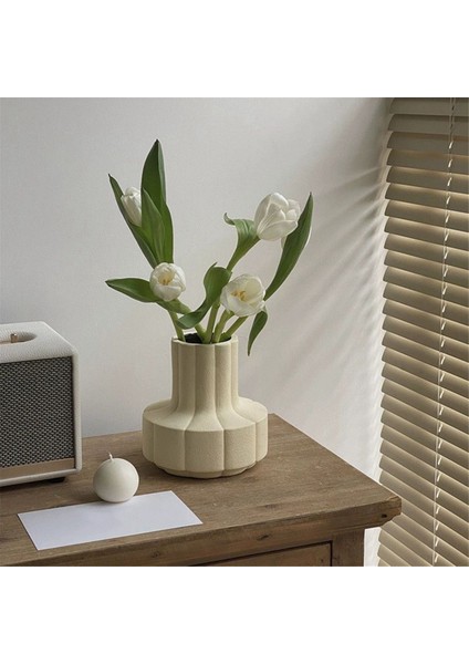 Dekor Için Seramik Vazolar Modern Çiftlik Evi Dekor Vazo Seti 3 Nötr Ev Dekoru Vazo Oturma Odası Dekor Rustik Vazolar (Yurt Dışından) indirimleri