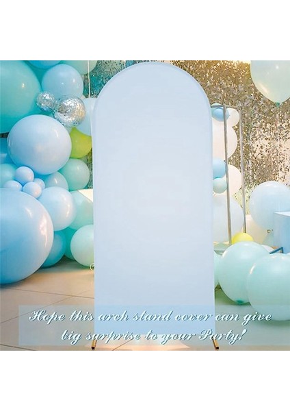 7.2ft Düğün Kemeri Kapak Uygun Düğün Kemeri Stand Doğum Günü Partisi Ziyafet Dekorasyonu Krem-Beyaz (Yurt Dışından) modelleri