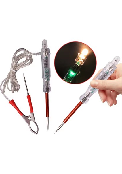 Araba Kamyonu Voltaj Devre Test Cihazı Dijital Ekran Uzun Prob Test Kalemi Ampul Ampul Otomotiv Onarım Teşhis Araçları (Yurt Dışından) fiyatları