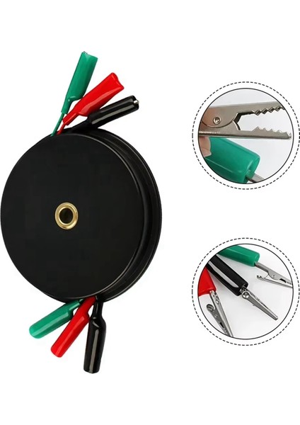 Otomotiv Araba Multimetre Bağlantı Aksesuarları Test Hattı Uzatma Kablo Makarası Geri Çekilebilir Test Kurşunları Otomobil Tekneleri (Yurt Dışından) fırsatları