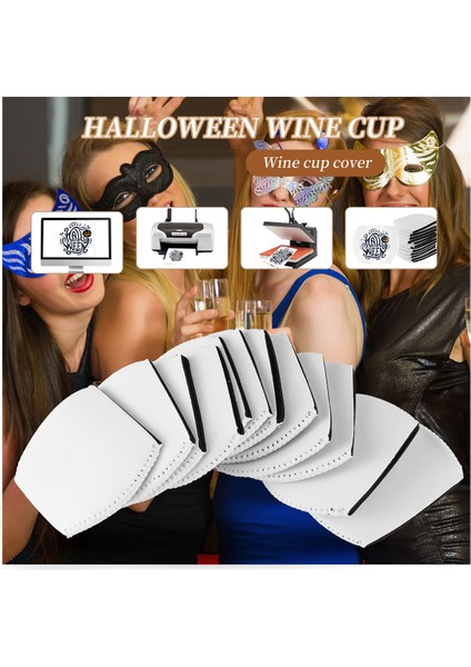 12PCS Süblimasyon Boşluklar Şarap Cam Kılı (Yurt Dışından) indirimleri