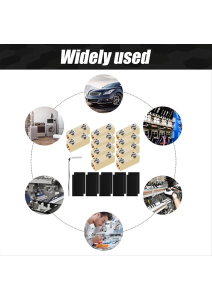 10 Adet Tel Konektör Somun Kiti 60A Bakır E Kablolama Konnektörü Su Geçirmez Devre Tel Bağlama Terminali (Yurt Dışından) indirimleri