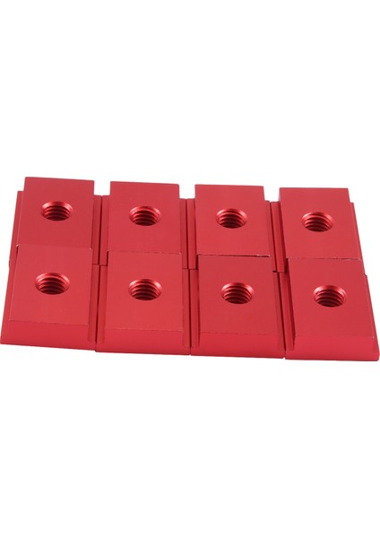 8 Adet M8 T Tip Parça Kaydırıcısı 30/45 Tip Kelepçe Vidalı Groove Freader Ahşap Işleme Aracı Kırmızı (Yurt Dışından)