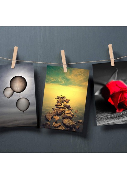 100PCS Büyük Ahşap Manzara, Çamaşır Asma Giysi El Sanatları Resimleri Için Toplu Ağır Hizmet Giysisi Pimleri 9cm (Yurt Dışından) fırsatları