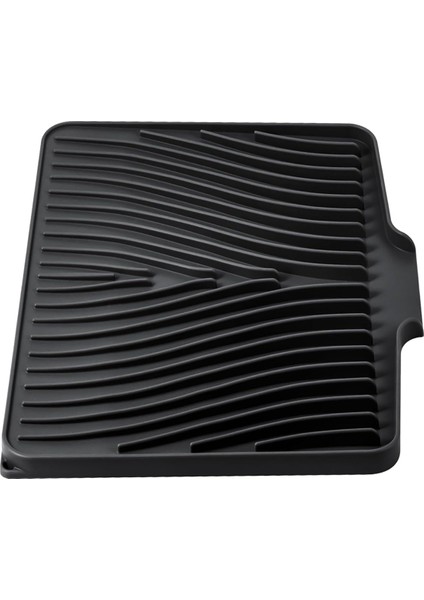 Mutfak Tezgahı Için Silikon Bulaşık Kurutma Paspası, Bulaşık Kurutma Pedi, Yerleşik Tahliye Kurutma Paspaslı Kaymaz Drenaj Pedi (Yurt Dışından)