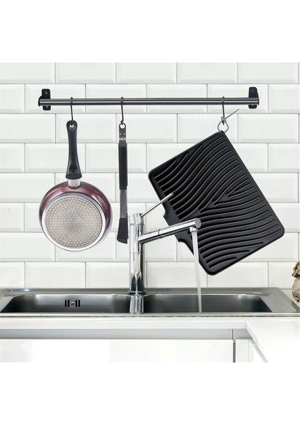 Mutfak Tezgahı Için Silikon Bulaşık Kurutma Paspası, Bulaşık Kurutma Pedi, Yerleşik Tahliye Kurutma Paspaslı Kaymaz Drenaj Pedi (Yurt Dışından) indirimleri