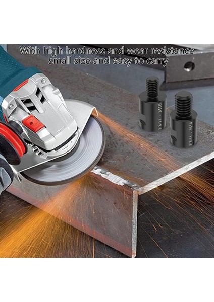 4pc Açı Öğütücü Dönüştürücü Adaptörler, 5/8in-11 DIŞI-M14/M10 Erkek Iplik Adaptörü, Açılı Öğütücü Parlatıcı Matkap Ucu (Yurt Dışından) fırsatları