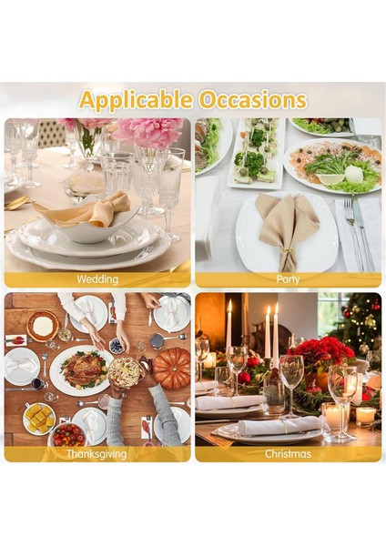 Peçete Yüzük Seti 12, Metal Serviette Halkası, Altın Peçete Tutucu Yüzükleri, Masa Dekoru Için Noel Peçete Yüzükleri (Yurt Dışından) modelleri