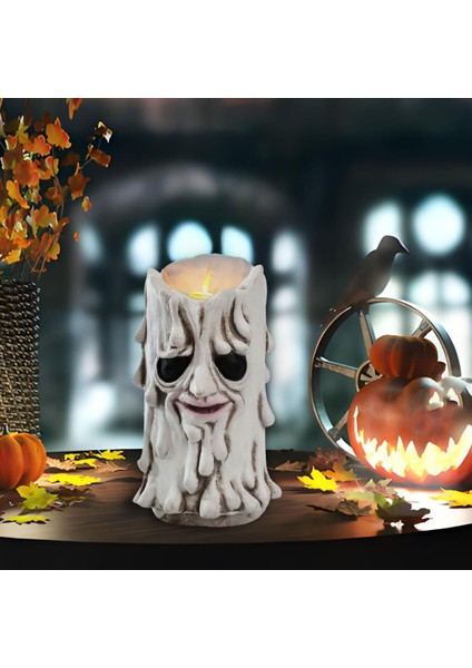 2pcs Cadılar Bayramı Alevsiz Mumlar Lamba Korku Ürkütücü Hayalet Hayalet Alev Almaz Mum Cadılar Bayramı Kapalı ve Dış Mekan Dekorasyon (Yurt Dışından) fiyatları