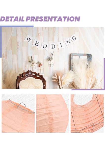 20 Adet 6 Inç-12 Inç Şeftali Kağıt Fener Çin Çeşitli Boyutlar Düğün Partisi Açık Kapalı Asılı Dekor (Yurt Dışından) indirimleri