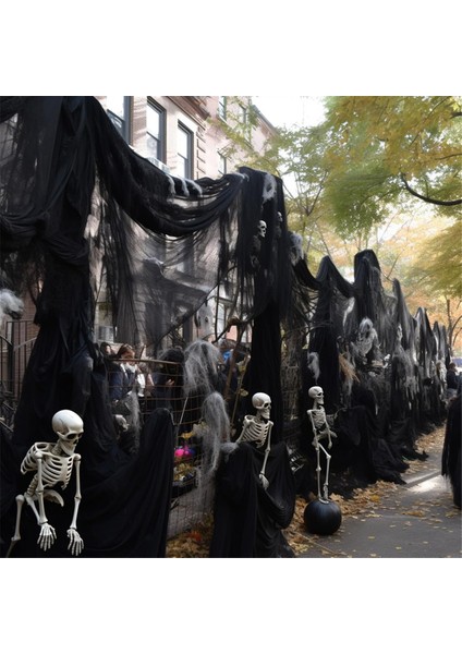 Cadılar Bayramı Korku Süslemeleri Cadılar Bayramı Partys Masalar, Ağaçlar, Bahçe Kapıları, Perili Evler Siyahları Için Uygun Dekorasyonlar (Yurt Dışından) fırsatları