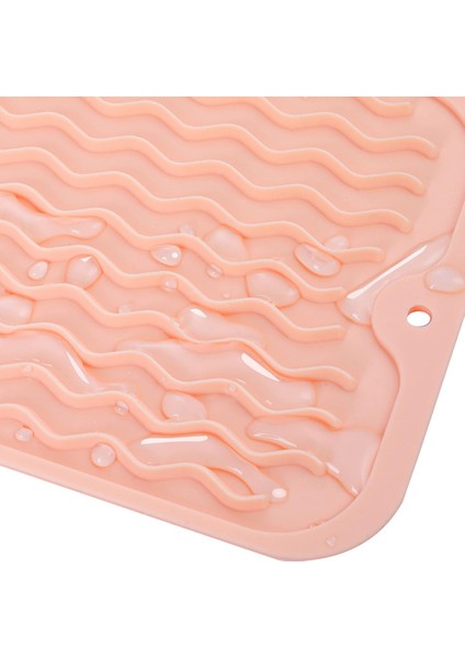 Çoklu Kullanım Için Çanak Kurutma Mat, Kolay Temiz, Çevre Dostu, Isıya Dayanıklı Silikon Paspas Mutfak Sayacı Pink-B (Yurt Dışından) indirimleri