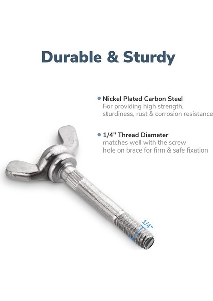 Alçıpan Boyama Dekoru Için Çıtır Kanat Cıvatası Kiti Yedek Aksesuarları 4 Paket (Yurt Dışından) fiyatları