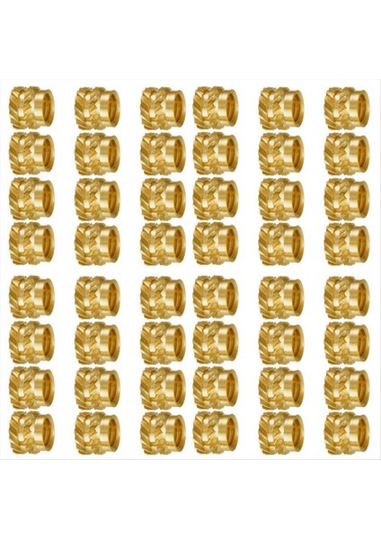 400PCS M3 Iplik Pirinç Pirinç Dişli Isı Seti Isı Dayanıklı E Somun, M3X5X4, 3D Yazıcı Voron 2.4 Vb. (Yurt Dışından)