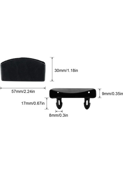 40PCS 57X9MM Plastik Yatak Çıta Uç Kapakları Tutucular Plastik Konektör Mobilya Aksesuarları, Ahşap Çıtaları Sabitlemek Için Aksesuarlar (Yurt Dışından) indirimleri