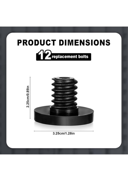 Premium Abs Aksesuarları Parçalar Cıvatalar Vidalı Değiştirme, Yedek Plastik Duvar Suncast Depolama Için Kolay Cıvata 12 Adet Dökülme (Yurt Dışından) fırsatları