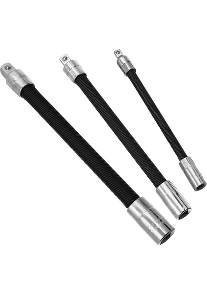3 Parçalı Elektrikli Anahtar Elastik Bağlantı Çubuğu Evrensel Esnek Şaft Hızlı Mandal Anahtarı Yay Uzatma Çubuğu (Yurt Dışından)