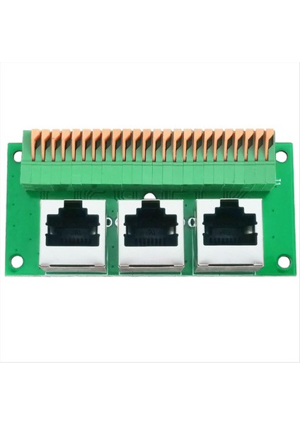 RJ45 Kadın Breakout Tahtası, Lehimsiz RJ45 Ila 8pin Hızlı Yay Terminali, Pcb Kartlı RJ45 Dişi Konnektörü Üç Yolu (Yurt Dışından) fırsatları