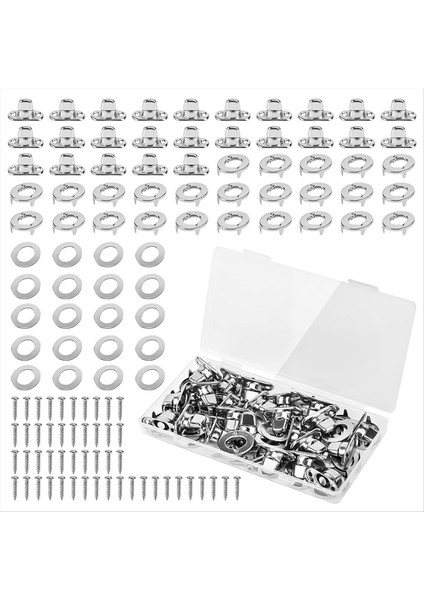 25 Set Deniz Sınıfı Bükülme Kilit Bağlantı Elemanları Tuval Için Deniz Tekneleri Için Düğme Kuş Aççısı, Saplama ve Paslanmaz Çelik Vidalar (Yurt Dışından)