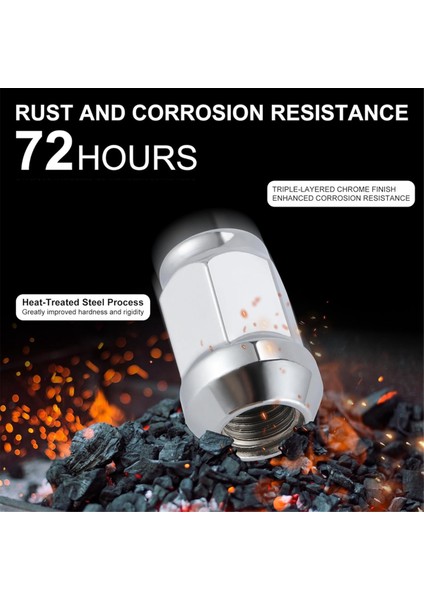 M12X1.5 Tekerlek Pabuç Fındık, Tek Parçalı Tasarım Şişkinlik Meşe Palamudu Pabucu Somun (Yurt Dışından) fırsatları