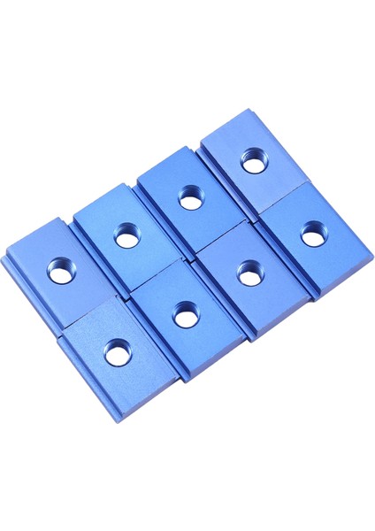 8 Adet M8 T Tip Parça Kaydırıcısı 30/45 Tip Kelepçe Vidalı Groove Freader Ahşap Işleme Aracı Mavi (Yurt Dışından) fiyatları