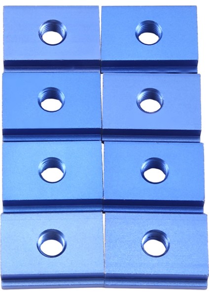 8 Adet M8 T Tip Parça Kaydırıcısı 30/45 Tip Kelepçe Vidalı Groove Freader Ahşap Işleme Aracı Mavi (Yurt Dışından) modelleri