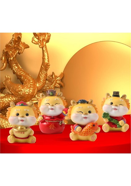 Çin Yeni Yılı Dekorasyonları 2024 Minyatür Ejderha Figürleri Ejderha Zodyak Süsleri Yılbaşı Yeni Yıl Ejderha Figürleri (Yurt Dışından) modelleri