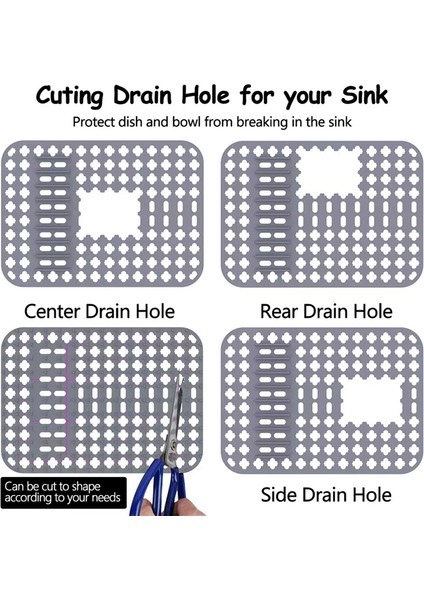 Mutfak Lavabo Koruyucular Mat 1 Paket, Mutfak Lavabo Altında Silikon Lavabo Izgarası, Paslanmaz Çelik Lavabo Için Lavabo Paspasları (Yurt Dışından) modelleri