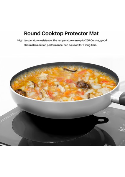 8pcs Hanehalkı Silikon Indüksiyonlu Ocak Koruyucusu Mat Yuvarlak Ocak Koruyucu Mat Isı Yalıtım Yalıtımlı Ped 22CM Hot Pot Mat (Yurt Dışından) fırsatları