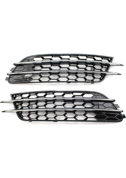1paır Ön Sis Kapağı Petek Izgara Izgaraları Audi A6 C7 2012-2015 4G0807681 4G0807682 Kaplama ve Siyah (Yurt Dışından) fiyatları