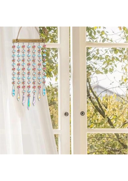 Kristaller ile Güneş Yakalayıcılar Prısm Güneş Yakalayıcı Köpüklü Pencere Kristalleri Rüzgar Zil Gökkuşağı Üreticisi Ev Dekorasyon Kapalı B (Yurt Dışından) fiyatları