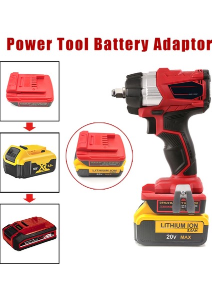 Einhell Power X-Change 18V Li-Ion Pil Aracı Için Dewalt 18V 20V Li-Ion Pil Için Pil Tool Adaptör Dönüştürücü (Yurt Dışından) fırsatları