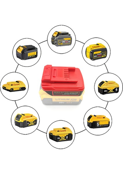 Einhell Power X-Change 18V Li-Ion Pil Aracı Için Dewalt 18V 20V Li-Ion Pil Için Pil Tool Adaptör Dönüştürücü (Yurt Dışından) indirimleri