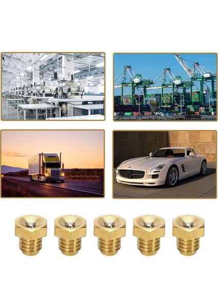 20PCS M6X1MM Metrik Erkek Iplik Flüzın Düz Gres Zerk Mipple Aksesuarları Makine Tezgahı Aksesuarları Yağlama (Yurt Dışından) indirimleri