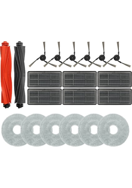 Dreame X40 Pro Ultra Vakum Parçaları Için Uyumludur Ana Roller Yan Fırça Hepa Filtre Mop Bez Aksesuarları (Yurt Dışından)