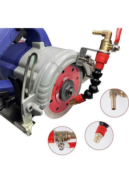 Kesme Makinesi Için Toz Çıkma Su Püskürtücü Seti, Tuğla Karo Kesme Makinesi Öğütücü Kiti Konektörlü (Yurt Dışından) modelleri