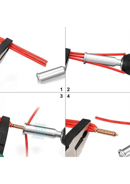 Elektrikli Soyulmadan Manuel ve Elektrikli Çift Amaçlı Entegre Tel Birleştirici 2.5-4 Kare Elektrikli Alet Aksesuarları (Yurt Dışından) modelleri
