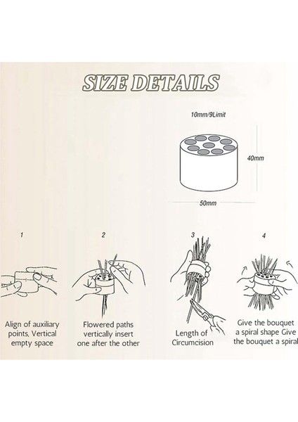 Spiral Ikebana Kök Tutucu, Buket Twister, Su Geçirmez Spiral Ikebana Kök Tutucu Çiçekler (Sarı) (Yurt Dışından) indirimleri