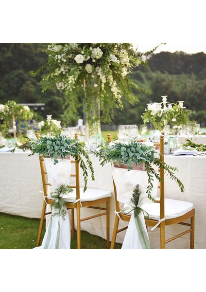 Yeşillik Swag Yapay Ön Kapı Çelenk Asılı Okaliptüs, Çelenk Için Çelenk Ev Penceresi Duvar Düğün Kemer Dekor (Yurt Dışından) modelleri