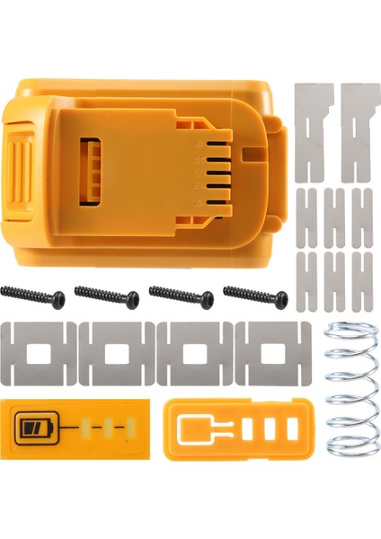 Dewalt 20V Için Pil Değiştirme Plastik Kılıf DCB201, DCB203, DCB204, DCB200 18V Lı-Ion Pil Kapak Parçaları 3A 4A 5A Için (Yurt Dışından)