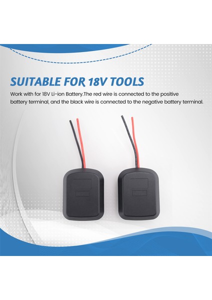Makita Için 2pc Pil Adaptörü 18V Lityum Lityum Pil Güç Aleti Konnektör Bağdaştırıcı Adaptör Dock Tutucu Elektrik Aleti BL1830 BL1840 (Yurt Dışından) fırsatları