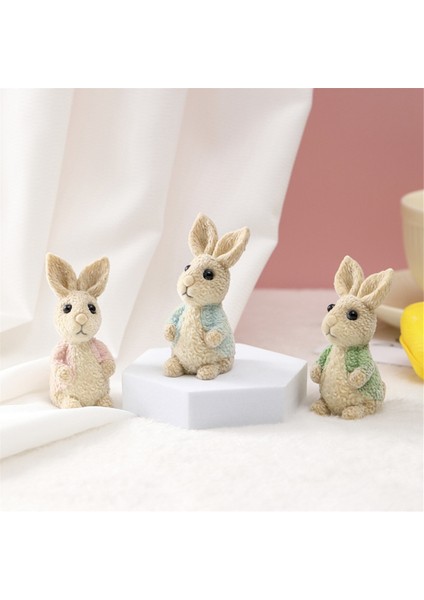 3pcs Paskalya Günü Tavşan Dekoru Paskalya Bahar Tavşanı Dekoru Paskalya Dekoru Hediye Için El Yapımı Figürinler (Yurt Dışından) modelleri