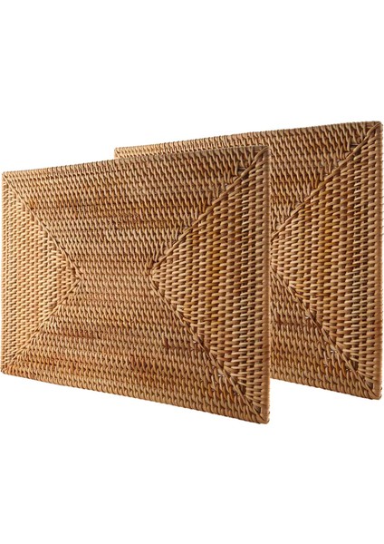 2 Adet Masa Paspasları Kaymaz Rattan Placemats Yemek Masası Isıya Dayanıklı Dokuma Yer Paspasları Yalıtım Isıya Dayanıklı Paspaslar (Yurt Dışından) modelleri